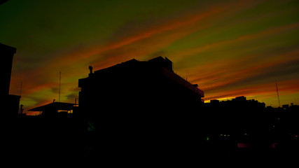 Obraz premium Toxic Sunset