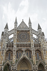 Fototapeta premium Westminster Abbey, London, UK. View from side entrance 