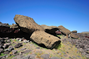 イースター島のモアイ