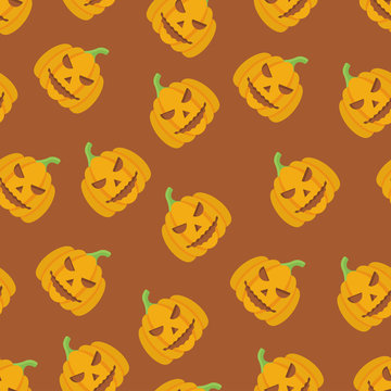Holiday Seamless Halloween Pattern