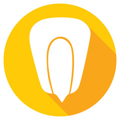 grain of corn flat icon