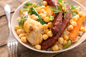 couscous with chicken and sausage