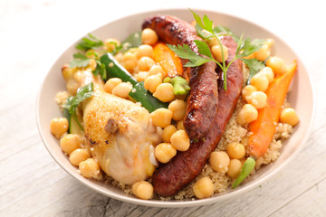 couscous with chicken and sausage