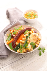 couscous with chicken and sausage
