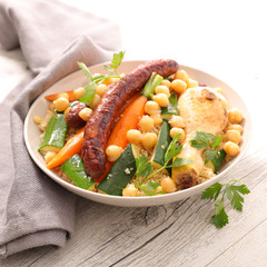 couscous with chicken and sausage