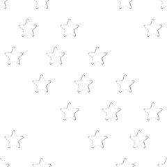 seamless pattern, prints of the stars on a diagonal