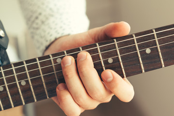 man playing electric guitar © fotofabrika