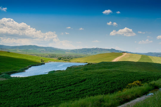 Val d'Orcia, Siena, Tuscany, Italy - Excursion in Mountain Bike