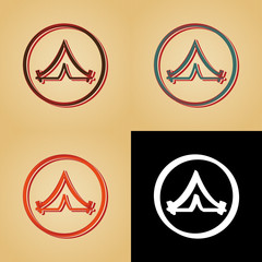 ikona w stylu retro © vempireart