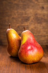two delicious pears