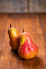 two delicious pears