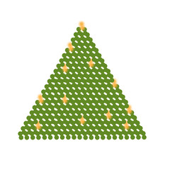 moderner Christbaum für Weihnachten