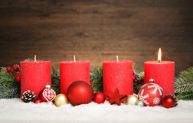 Erster Advent / Weihnachten /  Kerzen
