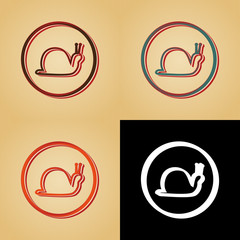 ikona w stylu retro © vempireart