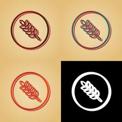 ikona w stylu retro © vempireart