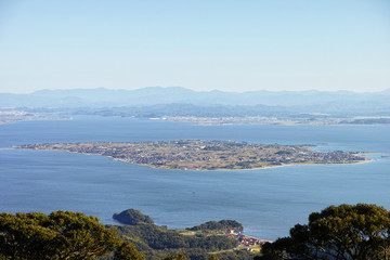 Obraz premium 大根島 中海