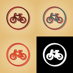 ikona w stylu retro © vempireart