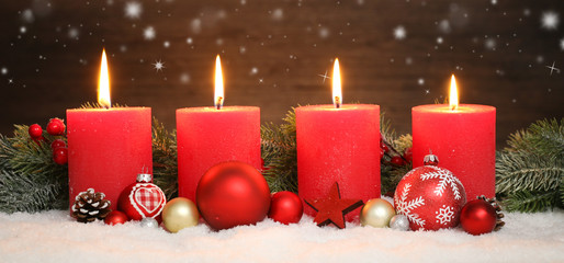 4. Advent / Weihnachten /  Kerzen