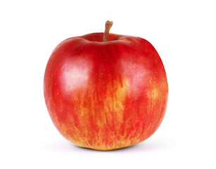 Red apple isolated on a white background