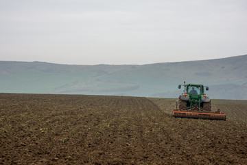 agriculteur et son travail en automne