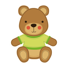 teddy bear icon image vector illustration design 