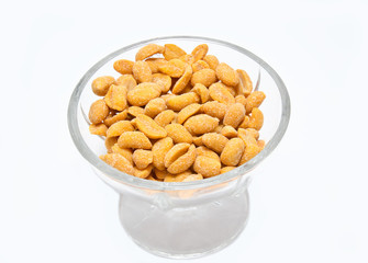 salted peanuts in bowl
