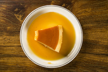 Pudim de Leite - Brazilian flan made with milk and condensed mil