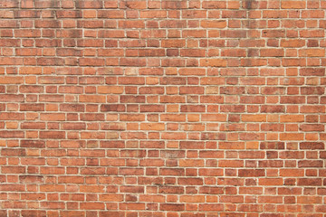 Old red brick wall background texture - 125104379