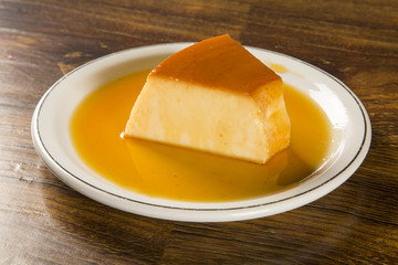 Pudim de Leite - Brazilian flan made with milk and condensed mil