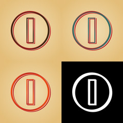 ikona w stylu retro © vempireart