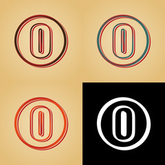 ikona w stylu retro © vempireart