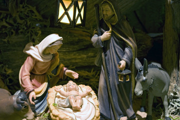 Maria und Josef mit Jesuskind