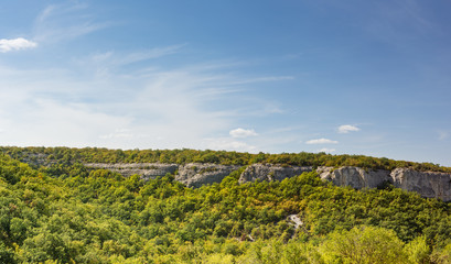 The mountain in vicinities of Bakhchisarai early autumn