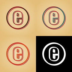 ikona w stylu retro © vempireart