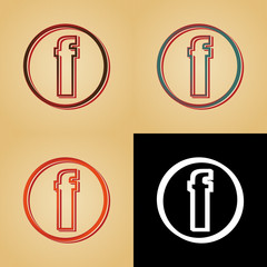 ikona w stylu retro © vempireart