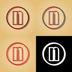 ikona w stylu retro © vempireart