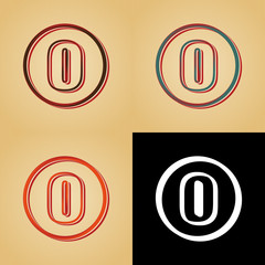 ikona w stylu retro © vempireart