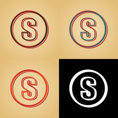 ikona w stylu retro © vempireart