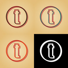 ikona w stylu retro © vempireart