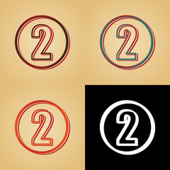 ikona w stylu retro © vempireart