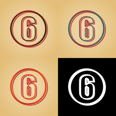 ikona w stylu retro © vempireart