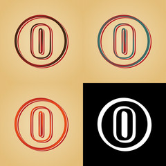 ikona w stylu retro © vempireart