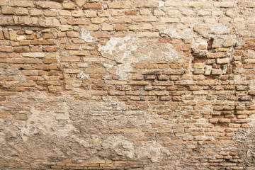 Fototapeta premium Old red brick wall background texture