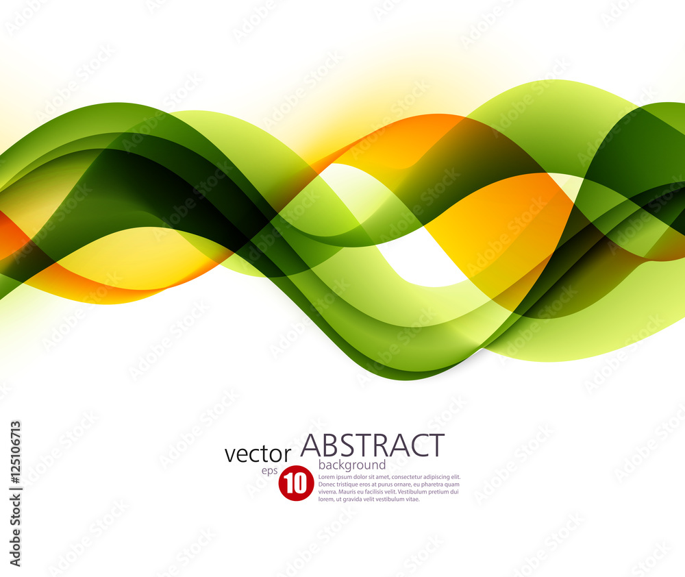 Poster colorful vector lines. abstract background