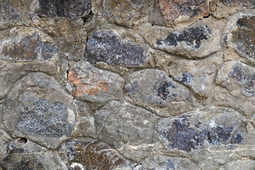 texture of stone masonry construction