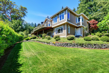 Luxury single family house exterior