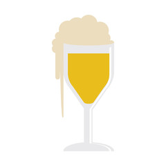 beer glass icon image vector illustration design 