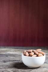 Roasted almonds