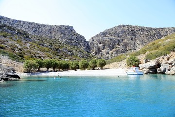 Obraz premium Griechenland, Insel Karpathos Bucht von Palatia, Saria