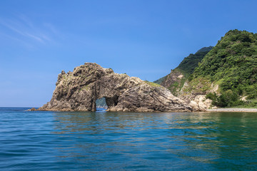 Obraz premium 青海島・花津浦